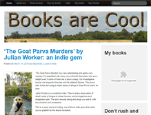 Tablet Screenshot of booksarecool.com